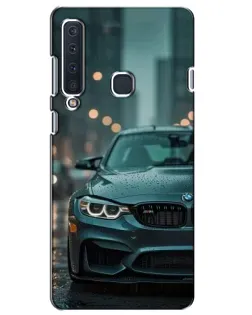 Чехол для Samsung Galaxy A9 2018 (A920) с картинкой «BMW в огнях города»