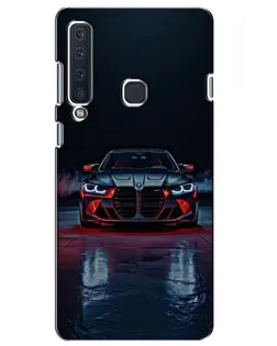 Чехол для Samsung Galaxy A9 2018 (A920) с картинкой «BMW на мокрой дороге»