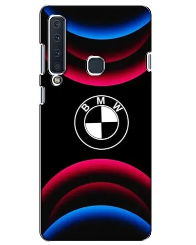 Чехол для Samsung Galaxy A9 2018 (A920) с картинкой «Логотип BMW и неоновые дуги» Чехол для Samsung Galaxy A9 2018 (A920) с картинкой «Логотип BMW и неоновые дуги»