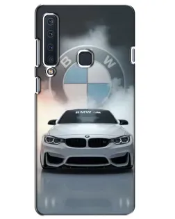Чохол для Samsung Galaxy A9 2018 (A920) з картинкою «BMW в білому диму»