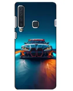 Чохол для Samsung Galaxy A9 2018 (A920) з картинкою «BMW — вогні неону»