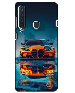 Чохол для Samsung Galaxy A9 2018 (A920) з картинкою «BMW — золота емблема»