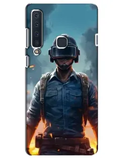 Чехол для Samsung Galaxy A9 2018 (A920) с картинкой «PUBG — реалистичный герой»