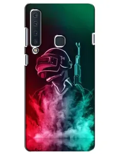 Чехол для Samsung Galaxy A9 2018 (A920) с картинкой «PUBG — огненный воин»