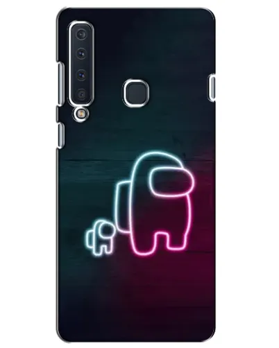 Чехол для Samsung Galaxy A9 2018 (A920) с картинкой «Among Us неон-арт» Чехол для Samsung Galaxy A9 2018 (A920) с картинкой «Among Us неон-арт»
