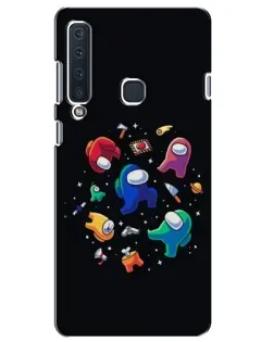 Чехол для Samsung Galaxy A9 2018 (A920) с картинкой «Among Us космос»