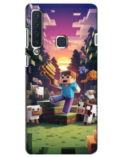 Чехол для Samsung Galaxy A9 2018 (A920) с картинкой «Стив на ферме» Чехол для Samsung Galaxy A9 2018 (A920) с картинкой «Стив на ферме»