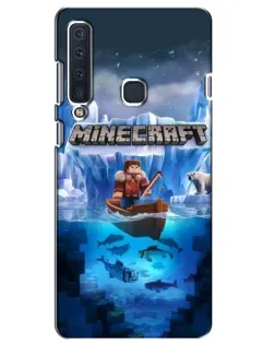 Чехол для Samsung Galaxy A9 2018 (A920) с картинкой «Minecraft ледяной мир»