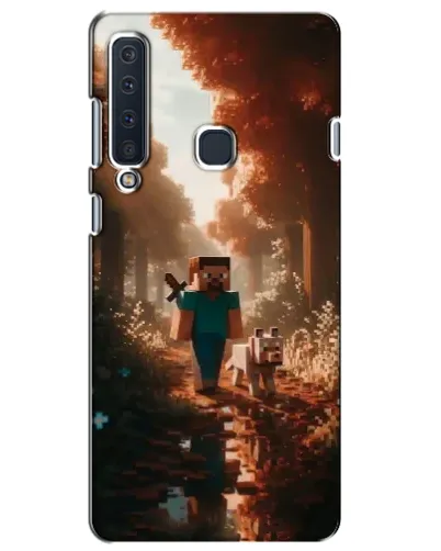 Чехол для Samsung Galaxy A9 2018 (A920) с картинкой «Стив в лесу» Чехол для Samsung Galaxy A9 2018 (A920) с картинкой «Стив в лесу»
