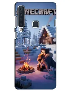 Чехол для Samsung Galaxy A9 2018 (A920) с картинкой «Зимний Minecraft»