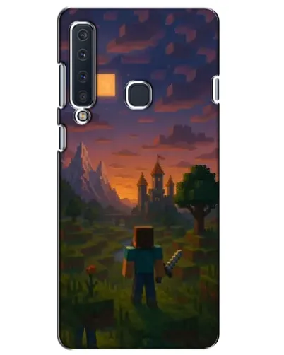 Чехол для Samsung Galaxy A9 2018 (A920) с картинкой «Стив у башни» Чехол для Samsung Galaxy A9 2018 (A920) с картинкой «Стив у башни»
