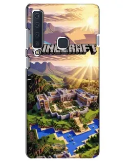 Чехол для Samsung Galaxy A9 2018 (A920) с картинкой «Minecraft панорама»