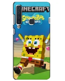 Чохол для Samsung Galaxy A9 2018 (A920) з картинкою «Губка Боб Minecraft»