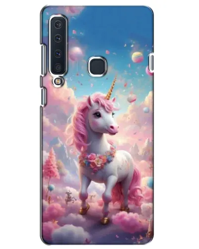 Чехол для Samsung Galaxy A9 2018 (A920) с картинкой «Единорог среди облаков»