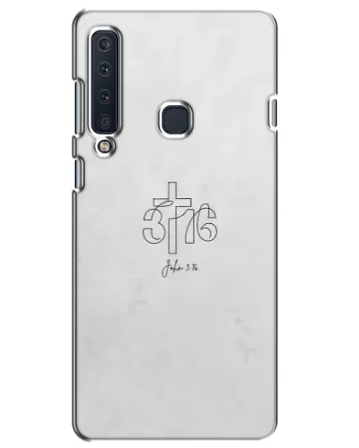 Чехол для Samsung Galaxy A9 2018 (A920) с картинкой «Иоанна 3:16 Крест»