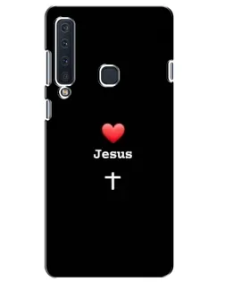 Чохол для Samsung Galaxy A9 2018 (A920) з картинкою «Серце - Jesus»