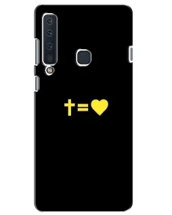 Чехол для Samsung Galaxy A9 2018 (A920) с картинкой «Сердце и Крест»