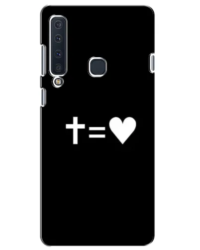 Чехол для Samsung Galaxy A9 2018 (A920) с картинкой «Крест и Сердце»