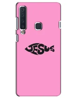 Чехол для Samsung Galaxy A9 2018 (A920) с картинкой «Розовый символ  Jesus»