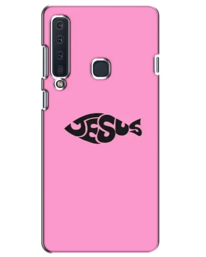 Чехол для Samsung Galaxy A9 2018 (A920) с картинкой «Розовый символ  Jesus»