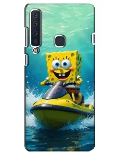 Чехол для Samsung Galaxy A9 2018 (A920) с картинкой «Спанч Боб на гидроцикле» Чехол для Samsung Galaxy A9 2018 (A920) с картинкой «Спанч Боб на гидроцикле»