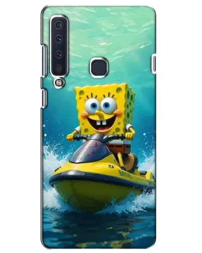 Чехол для Samsung Galaxy A9 2018 (A920) с картинкой «Спанч Боб на гидроцикле»