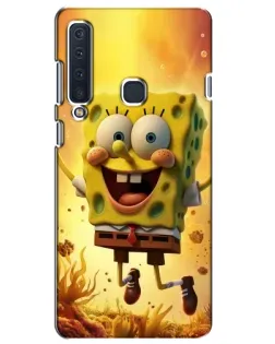 Чехол для Samsung Galaxy A9 2018 (A920) с картинкой «Губка Боб прыгает»