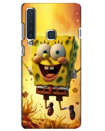 Чехол для Samsung Galaxy A9 2018 (A920) с картинкой «Губка Боб прыгает»