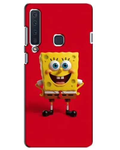 Чехол для Samsung Galaxy A9 2018 (A920) с картинкой «Спанч Боб на красном»