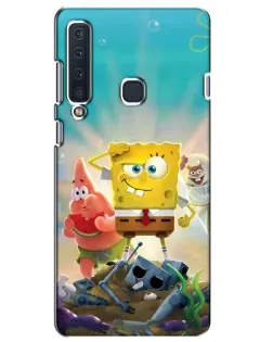 Чехол для Samsung Galaxy A9 2018 (A920) с картинкой «Спанч Боб победитель»