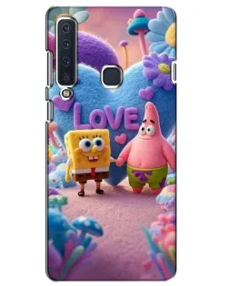 Чехол для Samsung Galaxy A9 2018 (A920) с картинкой «Губка Боб Патрик»