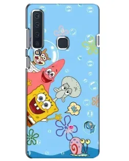Чехол для Samsung Galaxy A9 2018 (A920) с картинкой «Веселые пузырьки»