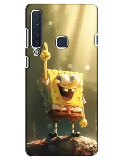 Чехол для Samsung Galaxy A9 2018 (A920) с картинкой «Сияющий Спанч Боб»