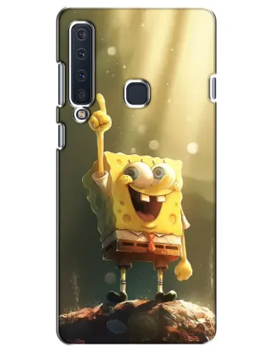 Чехол для Samsung Galaxy A9 2018 (A920) с картинкой «Сияющий Спанч Боб»