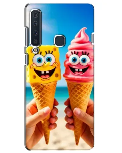 Чехол для Samsung Galaxy A9 2018 (A920) с картинкой «Спанч Боб мороженое»