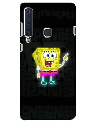 Чехол для Samsung Galaxy A9 2018 (A920) с картинкой «Неоновый Губка Боб»