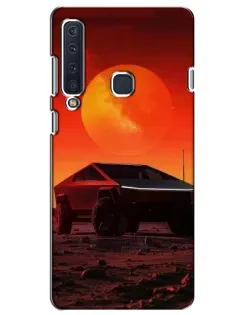 Чехол для Samsung Galaxy A9 2018 (A920) с картинкой «Cybertruck на Марсе»