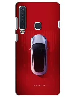 Чехол для Samsung Galaxy A9 2018 (A920) с картинкой «Tesla Top View»
