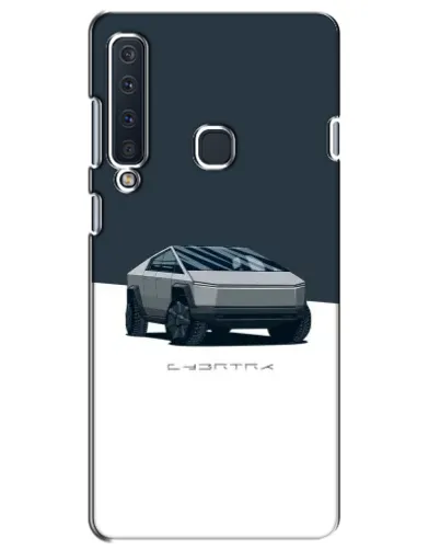 Чехол для Samsung Galaxy A9 2018 (A920) с картинкой «Серебристый Cybertruck Tesla»