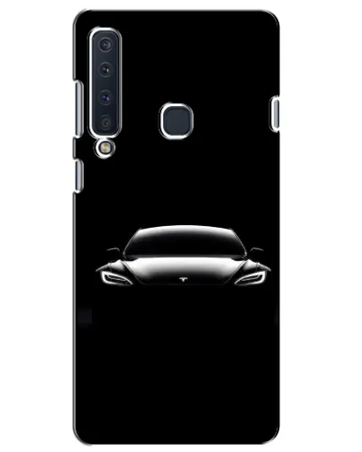 Чехол для Samsung Galaxy A9 2018 (A920) с картинкой «Фары Tesla Night»