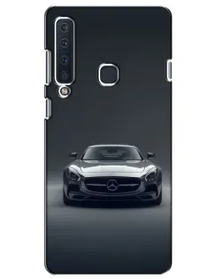 Чехол для Samsung Galaxy A9 2018 (A920) с картинкой «Mercedes на черном»