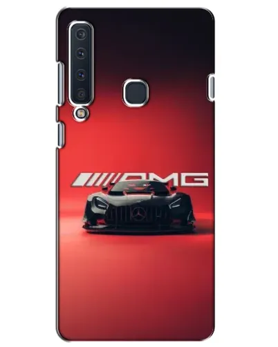 Чехол для Samsung Galaxy A9 2018 (A920) с картинкой «Mercedes AMG — красная линия»