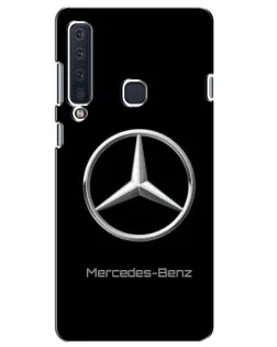 Чехол для Samsung Galaxy A9 2018 (A920) с картинкой «Mercedes Silver Logo»