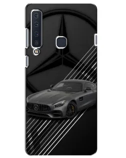 Чехол для Samsung Galaxy A9 2018 (A920) с картинкой «Mercedes AMG — графика»