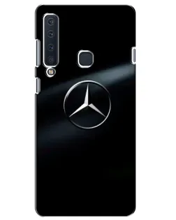 Чохол для Samsung Galaxy A9 2018 (A920) з картинкою «Mercedes на металі»
