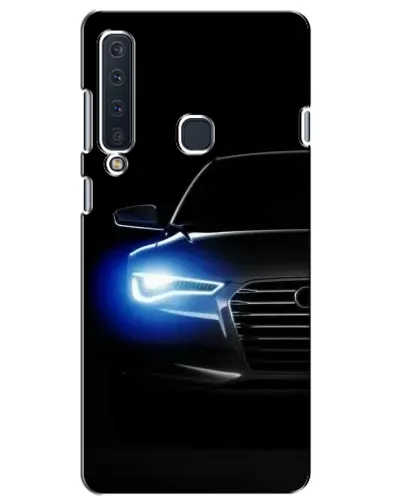 Чехол для Samsung Galaxy A9 2018 (A920) с картинкой «Неоновый взгляд Audi»