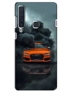 Чехол для Samsung Galaxy A9 2018 (A920) с картинкой «Audi в облаках дыма»