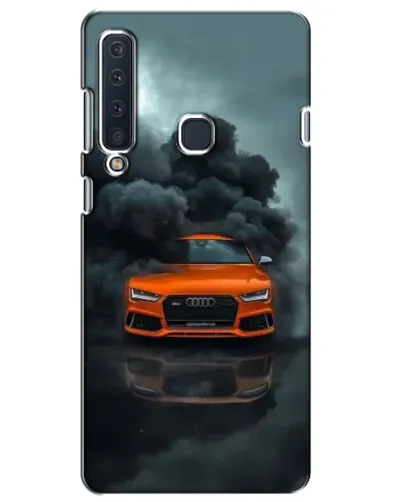 Чехол для Samsung Galaxy A9 2018 (A920) с картинкой «Audi в облаках дыма»