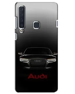 Чехол для Samsung Galaxy A9 2018 (A920) с картинкой «Audi — градиентный контур»