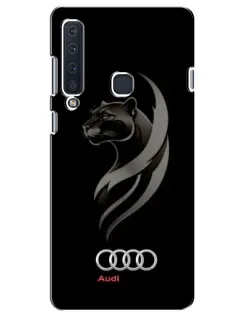 Чехол для Samsung Galaxy A9 2018 (A920) с картинкой «Графика — пантера и Audi»